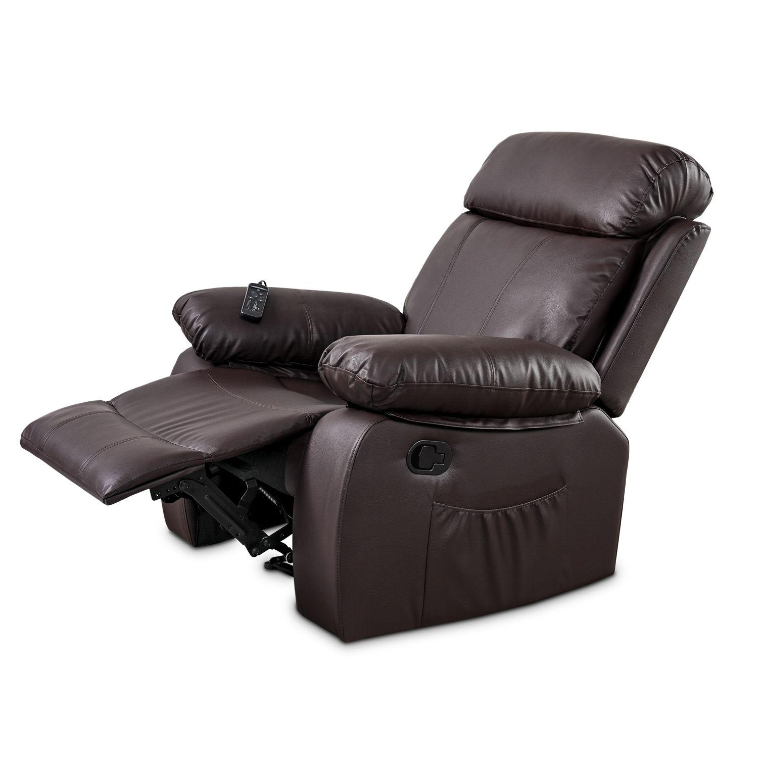 Bergere Cannon Dallas AM 4 Puntos Vibromasaje Café-2