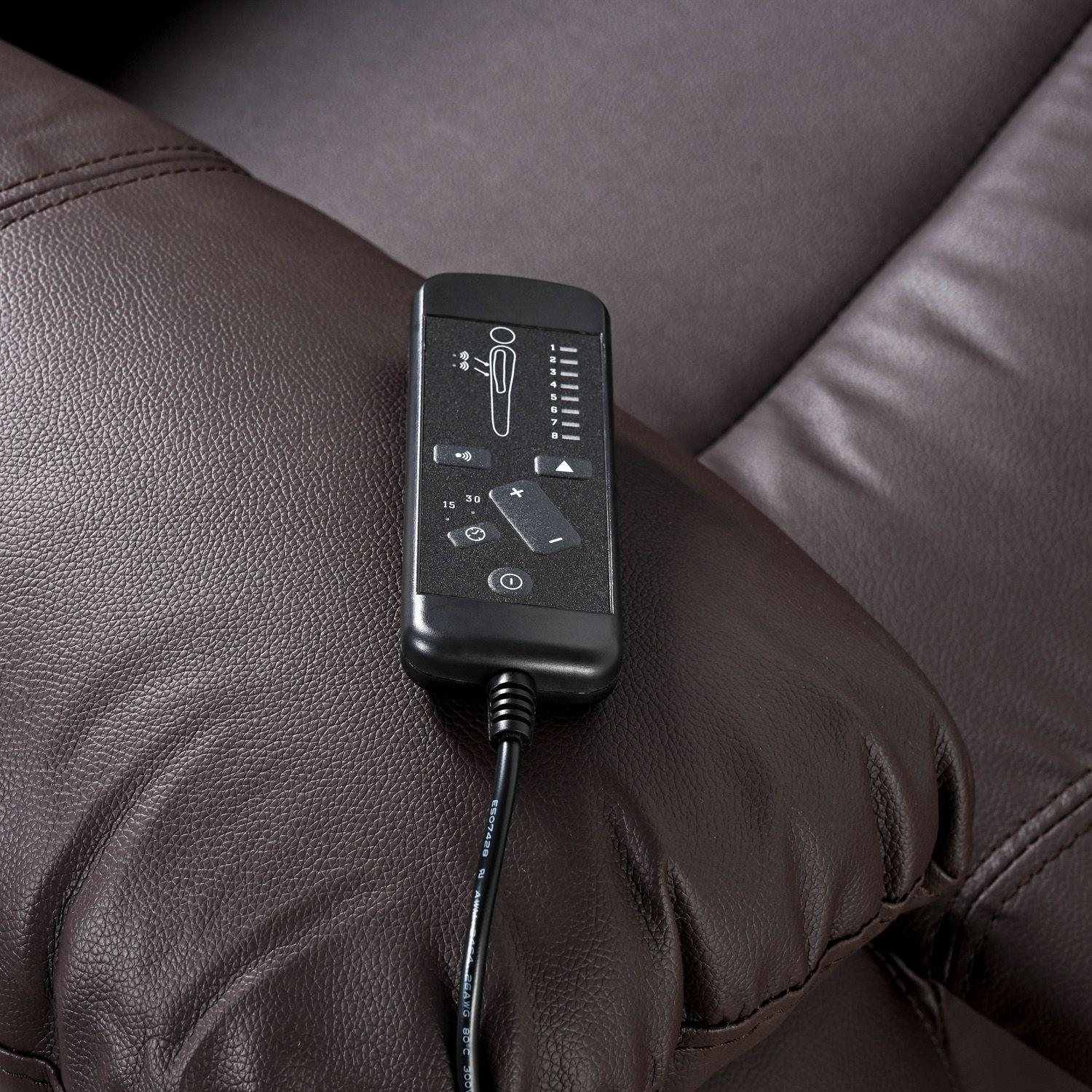 Bergere Cannon Dallas AM 4 Puntos Vibromasaje Café-5