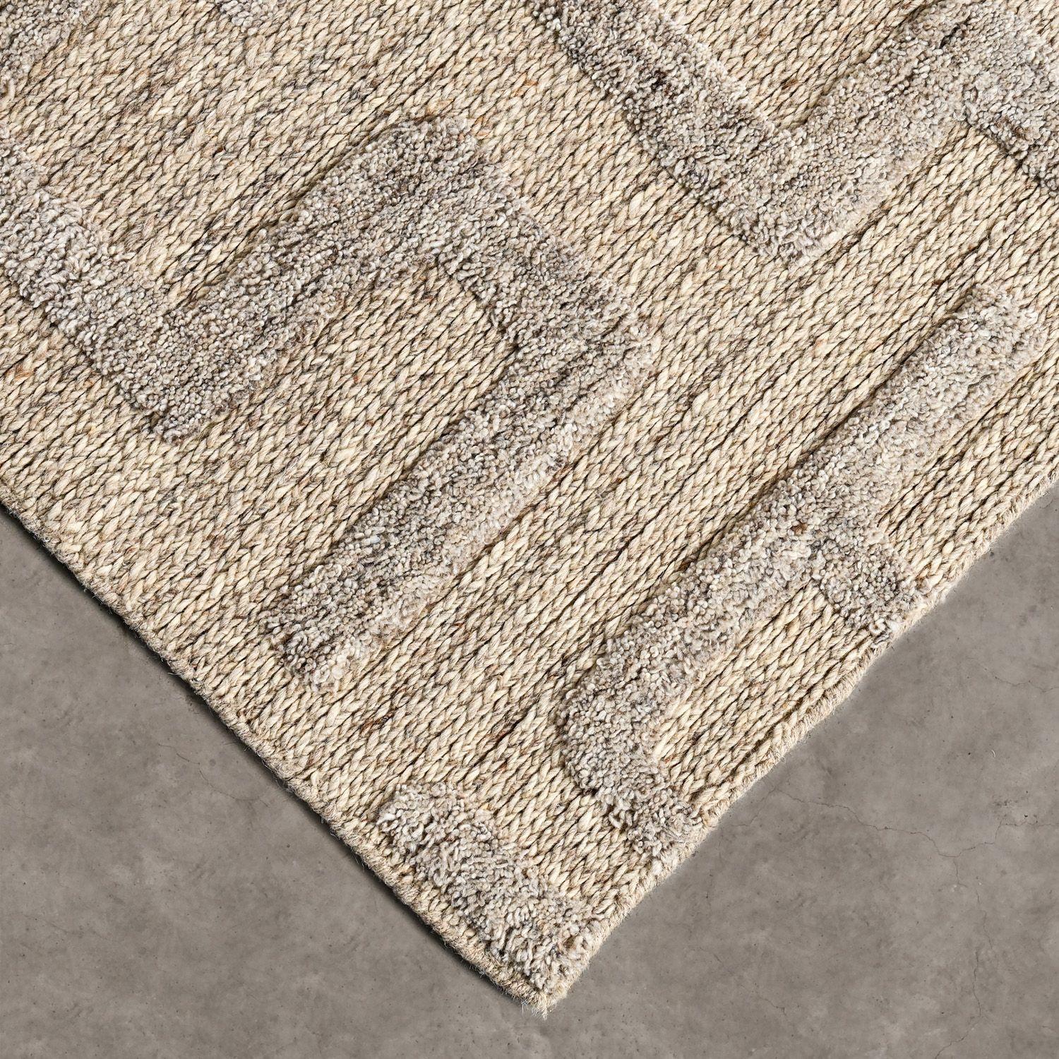 Alfombra Wool Kenya Beige 200x290 cm-1