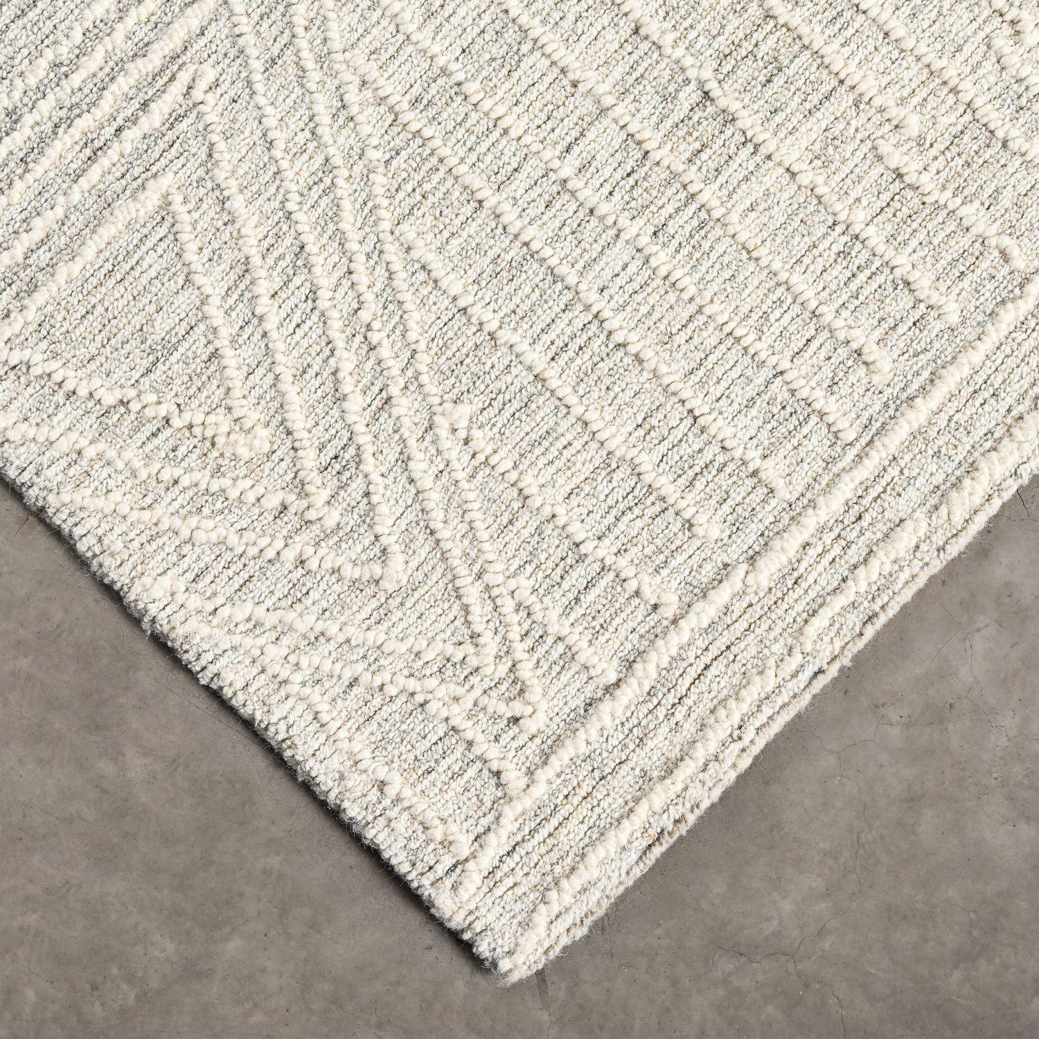 Alfombra Wool Hobson Greige 80x120 cm-1