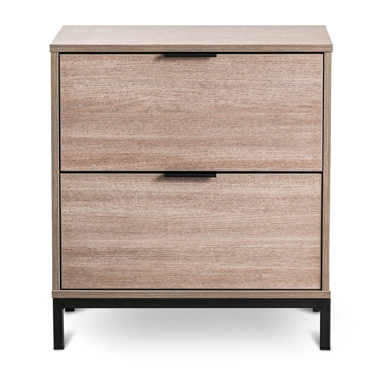 Velador 2 Cajones 55x40x60 cm Volga-2