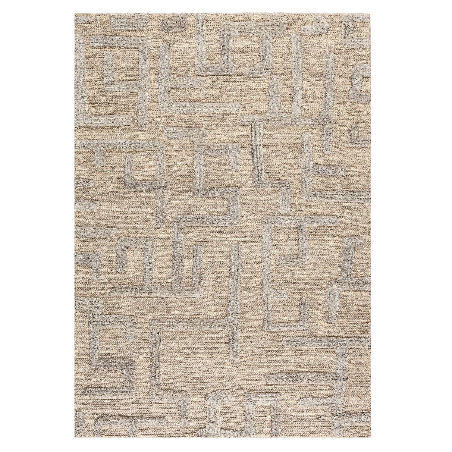 Alfombra Wool Kenya Beige 170x240 cm-0