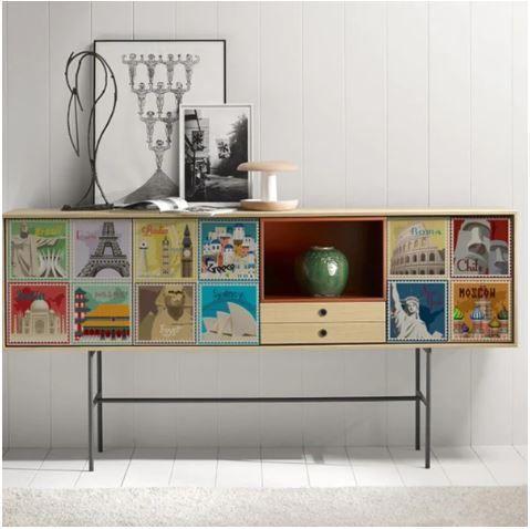 Azulejo Autoadhesivo Decorativo 15x15 Travel-4