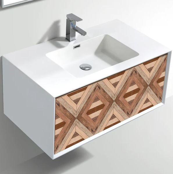 Baldosa Autoadhesivo Decorativo 33x33 Madera-3