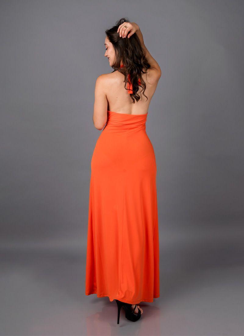 Vestido Mirella naranja Kadoos-2