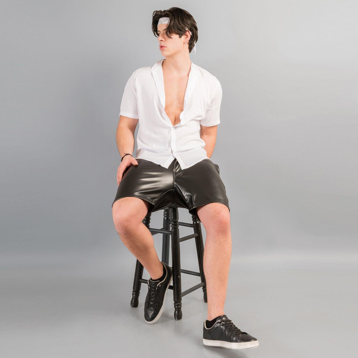 CAMISA CUELLO MAO DE LINO HOMBRE MILÁN BLANCO KADOOS -0