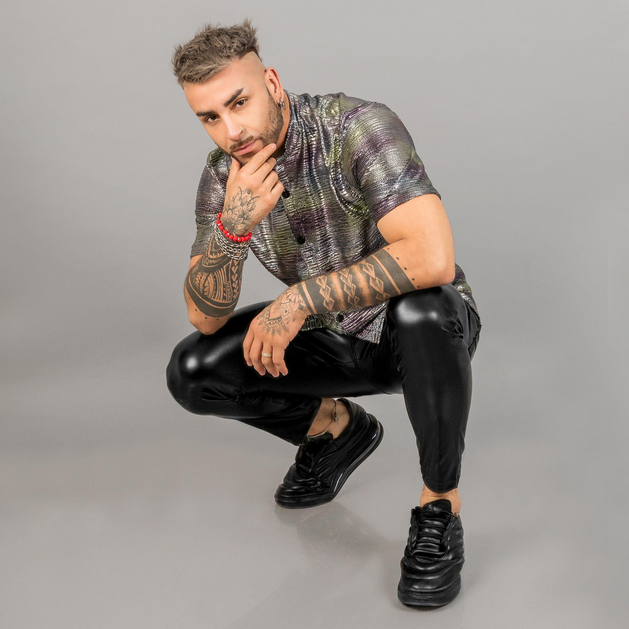 PANTALON ECOCUERO  HOMBRE -3