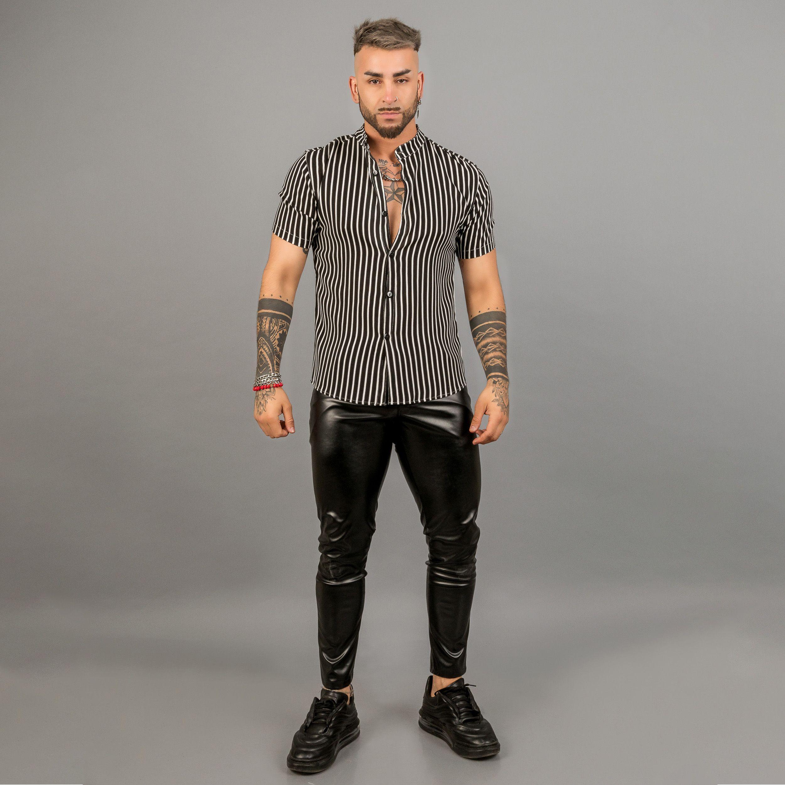 PANTALON ECOCUERO  HOMBRE -4