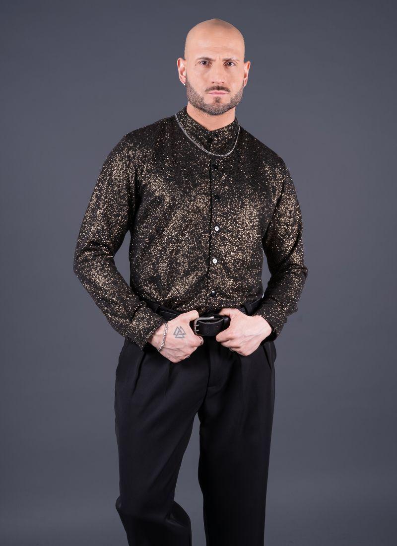 Camisa Roma Manga Larga Bronce cod4372-3