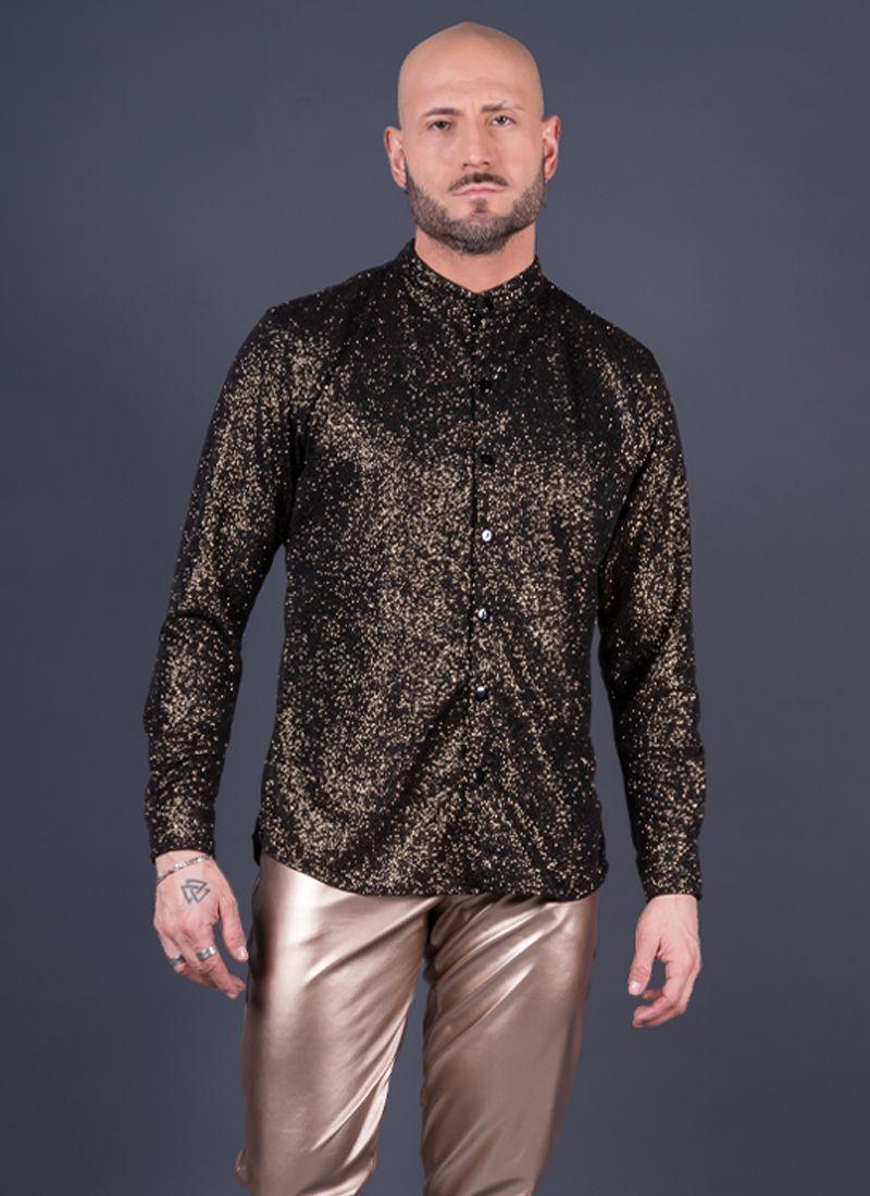 Camisa Roma Manga Larga Bronce cod4372-4