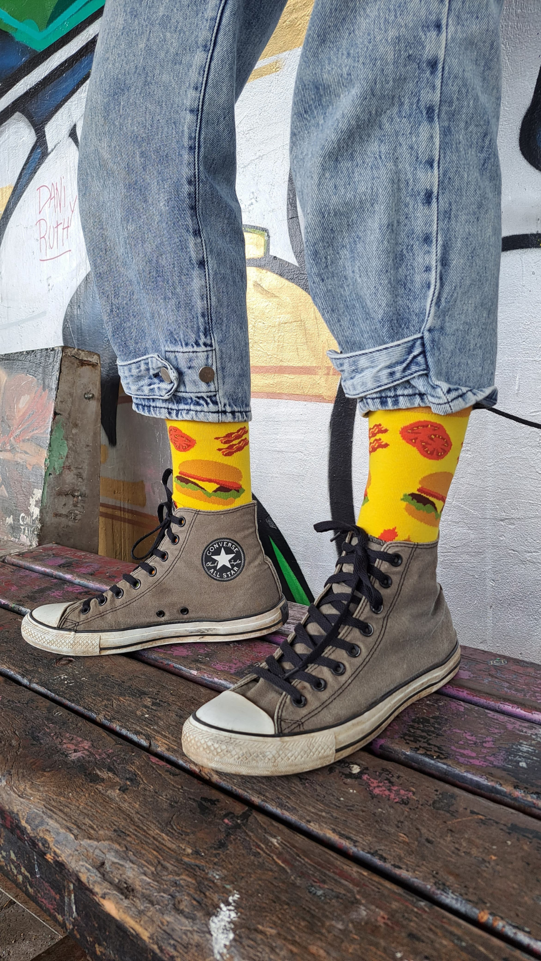Calcetines Con Diseño Hamburguesas-2