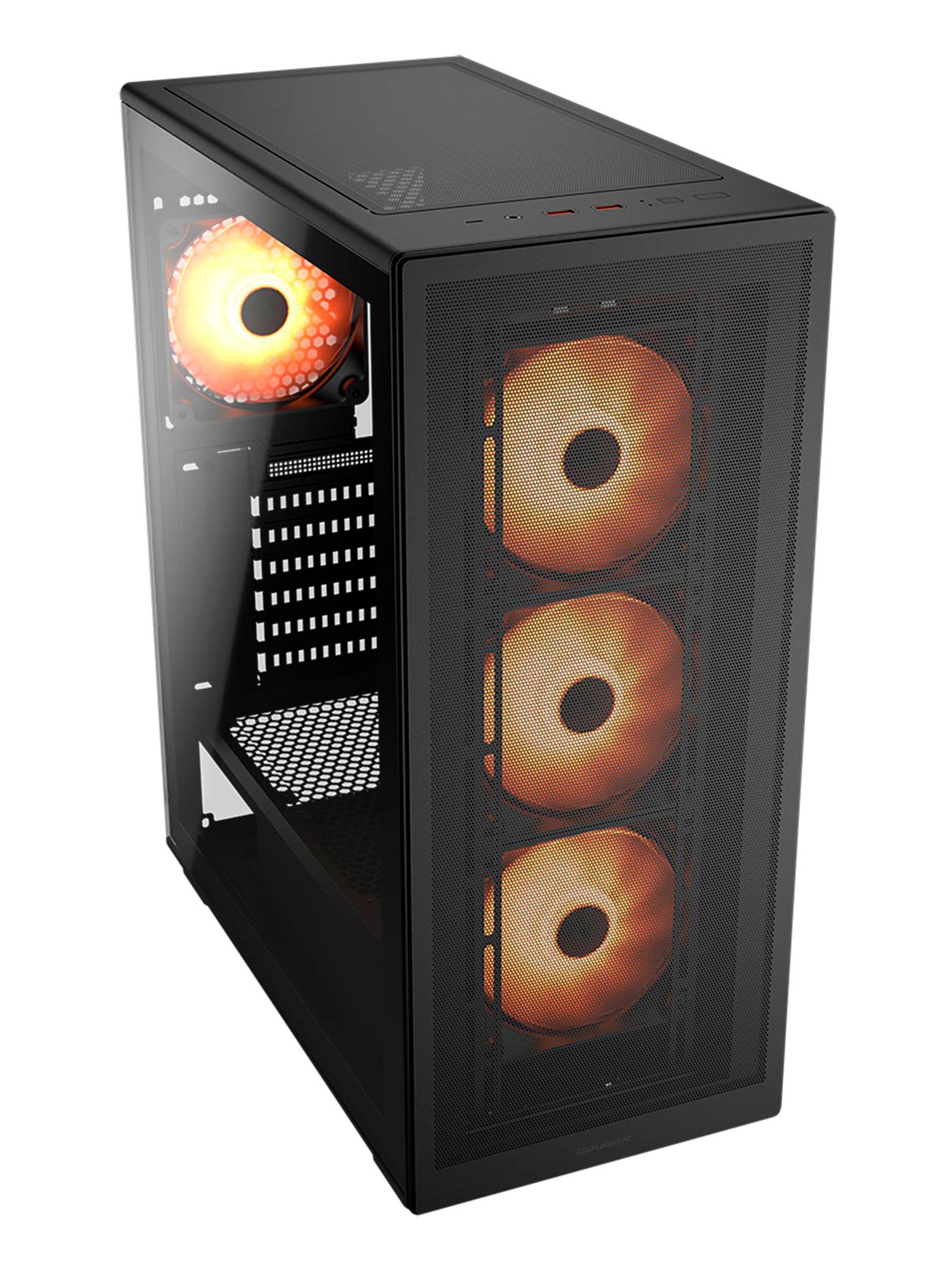 Gabinete gamer Cougar MX220 RGB Black-0