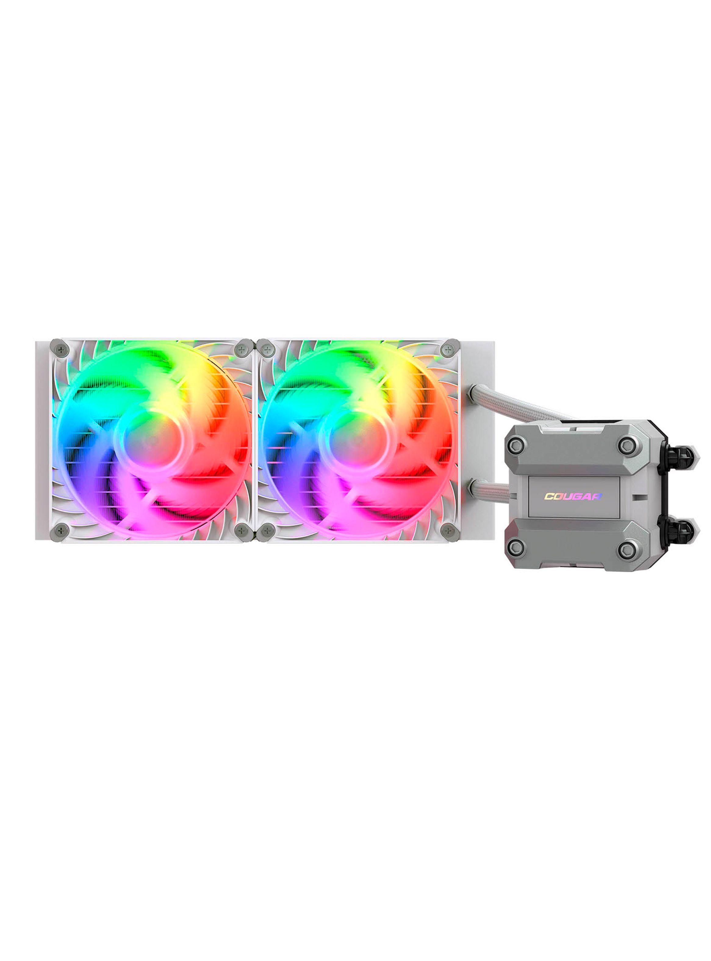 Enfriador Liquido Cougar Poseidon ULTRA ARGB 240 White-1