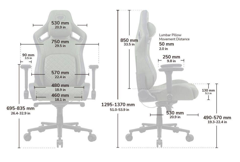 Silla Profesional Cougar Defensor S Army Green F-5