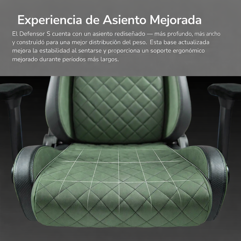 Silla Profesional Cougar Defensor S Army Green F-6