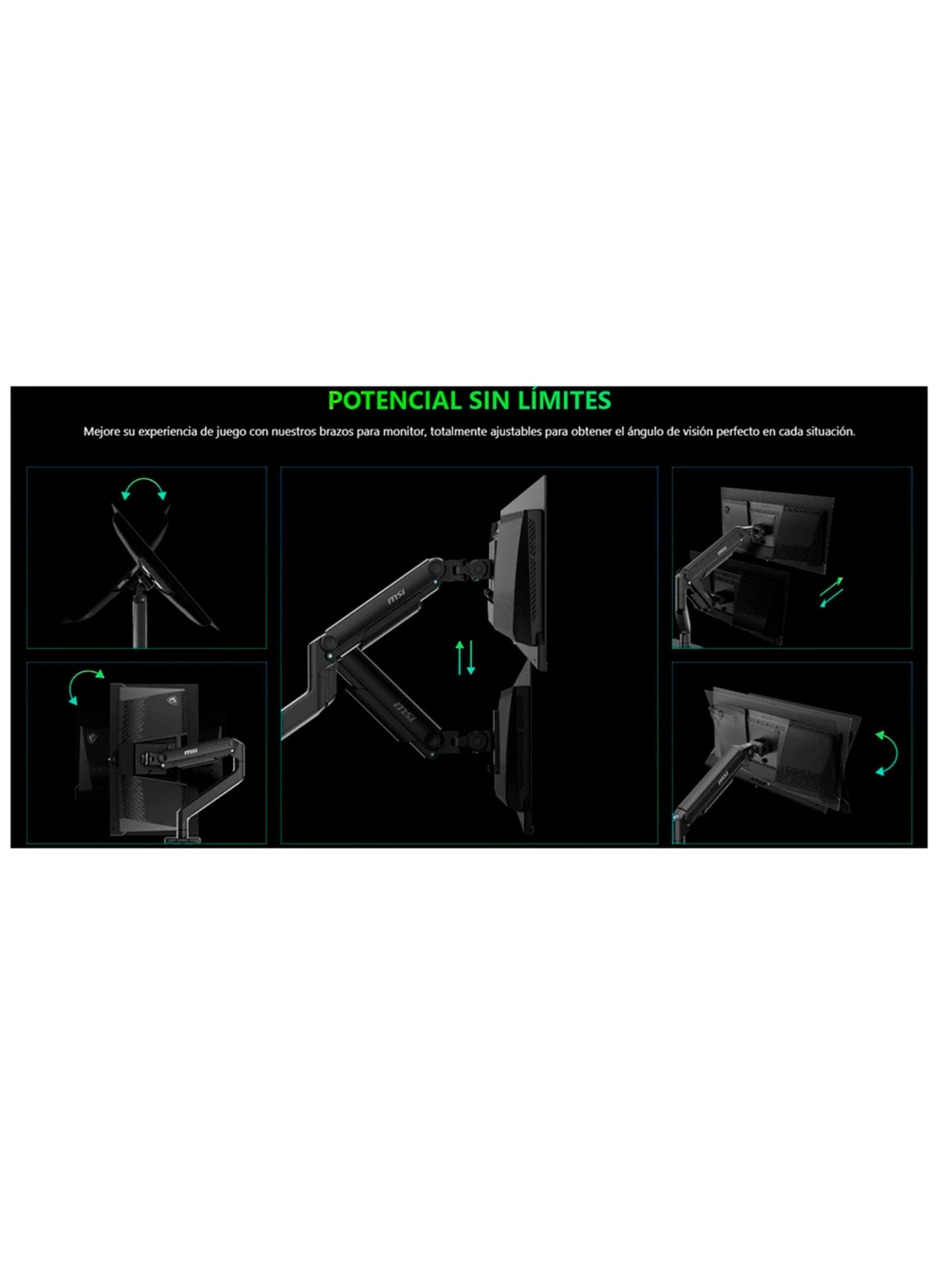 Soporte Doble MSI para monitores alta resistencia MAG MT201D-3