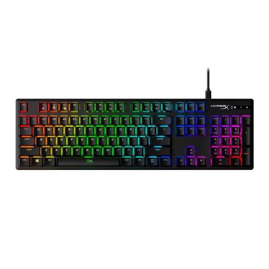 Teclado gamer HyperX Alloy Origins QWERTY Red - RGB - Español-4
