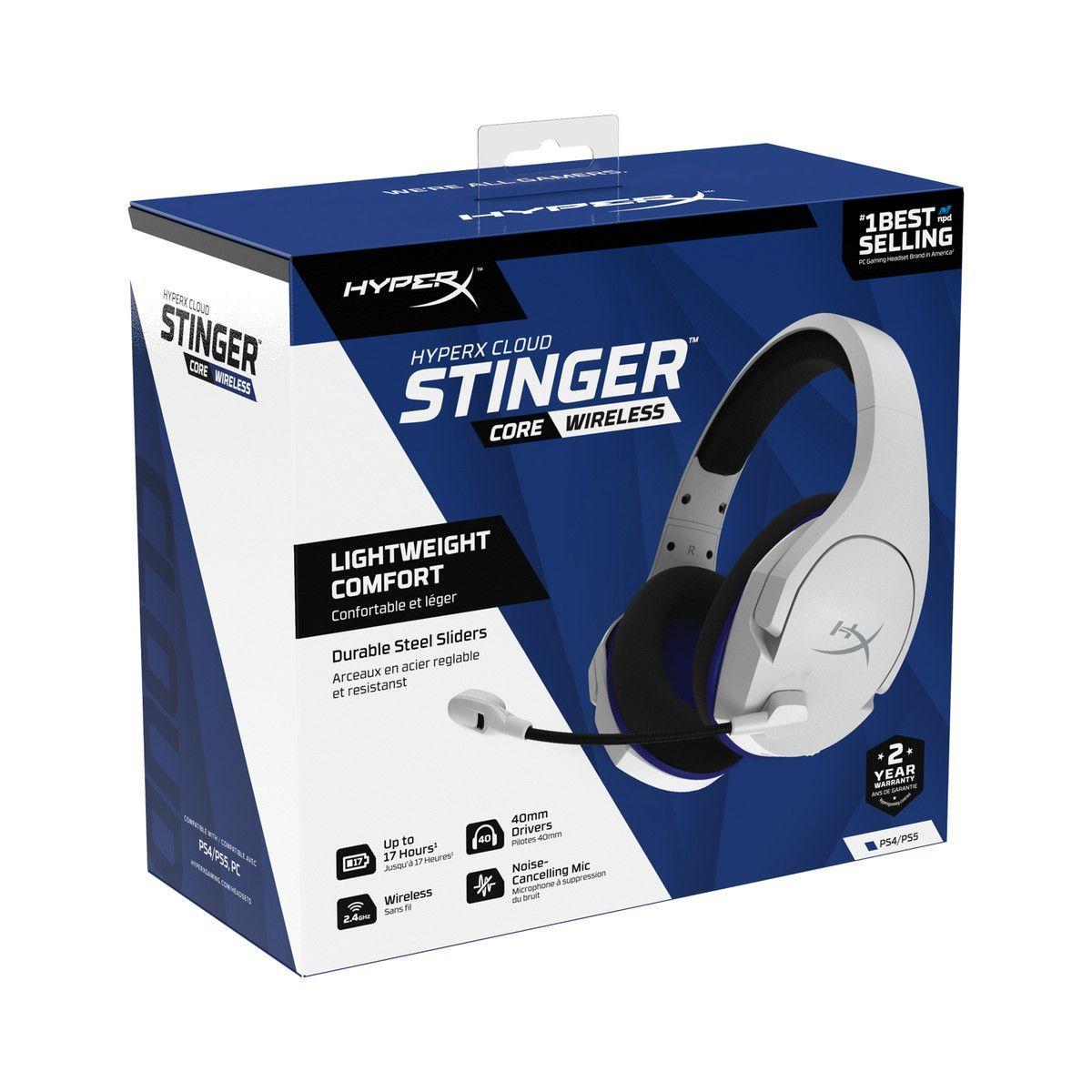 Audifonos Gamer Hyperx Stinger Core Ps5 Inalámbric-5