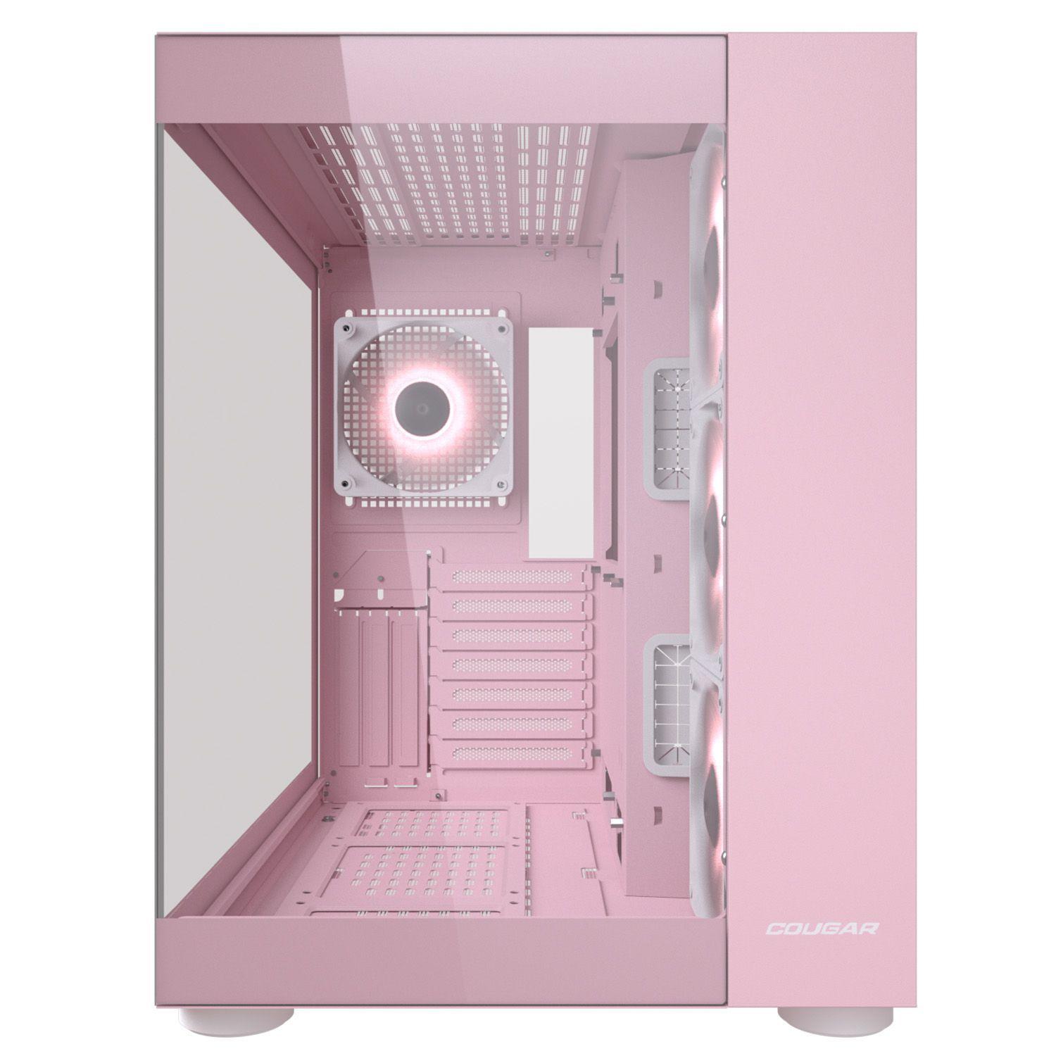 Gabinete Gamer Cougar Fv150 Rgb Pink 4 Ventiladores Argb-2