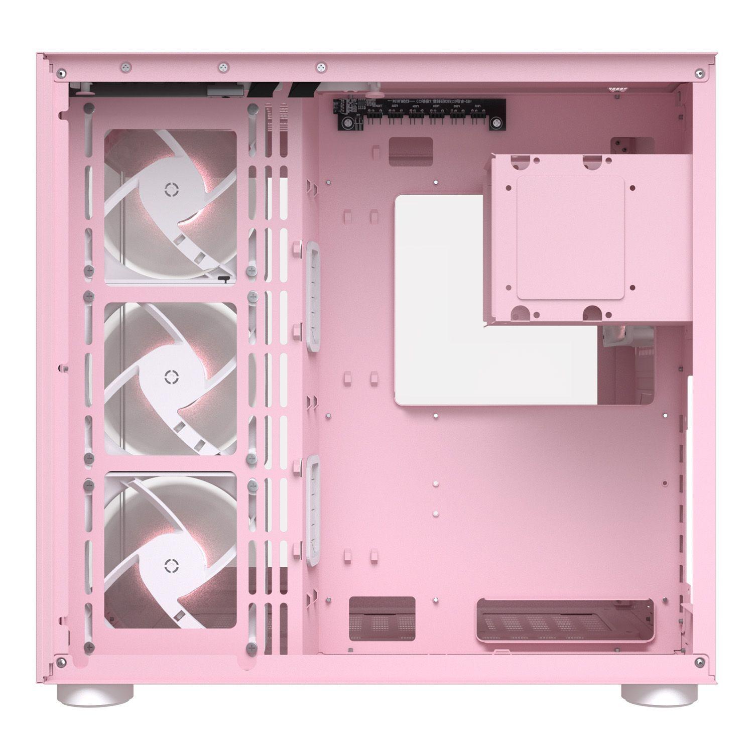 Gabinete Gamer Cougar Fv150 Rgb Pink 4 Ventiladores Argb-6
