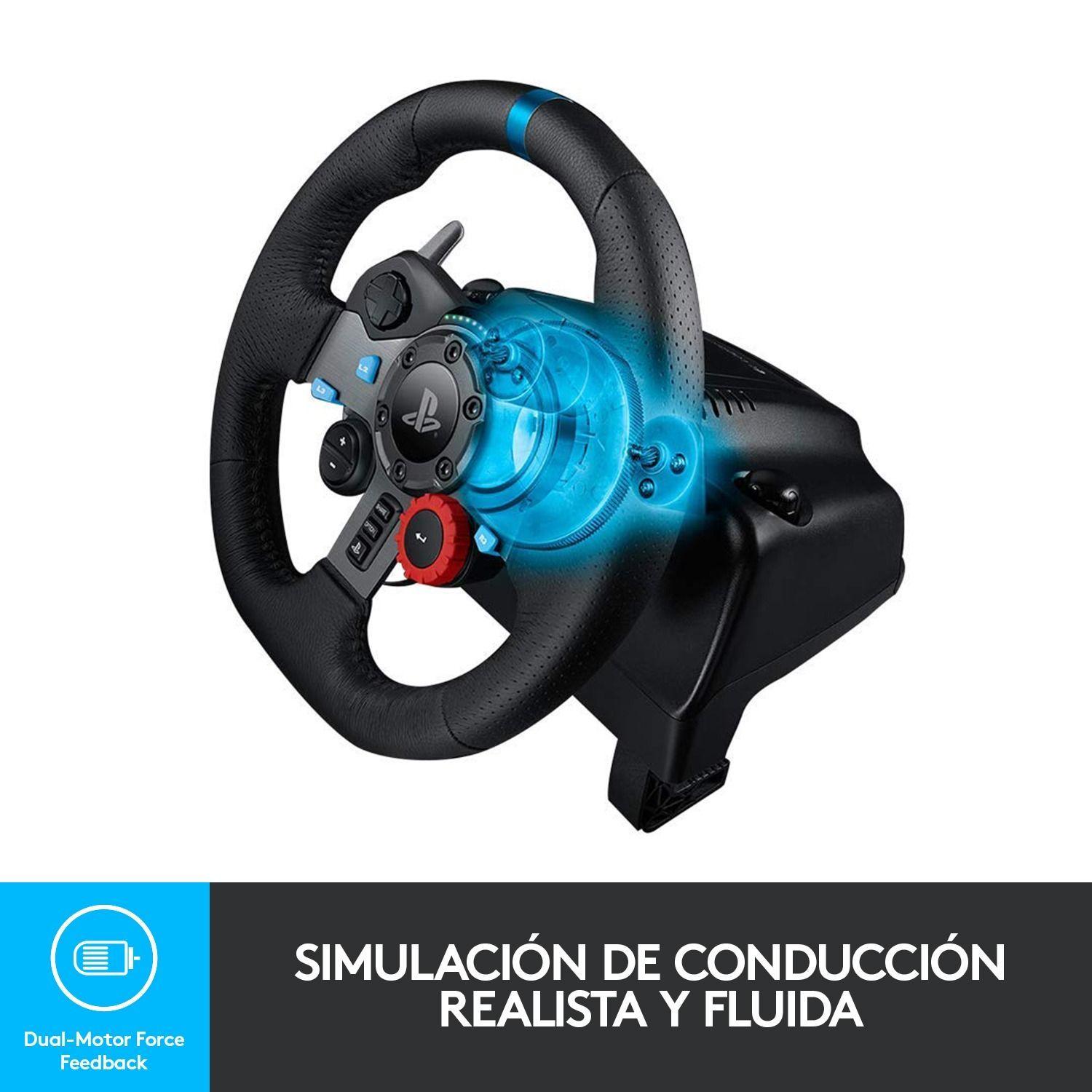 Volante Logitech Driving Force Racing G29 + Palanca Ps3-Ps4-Ps5-Pc-5