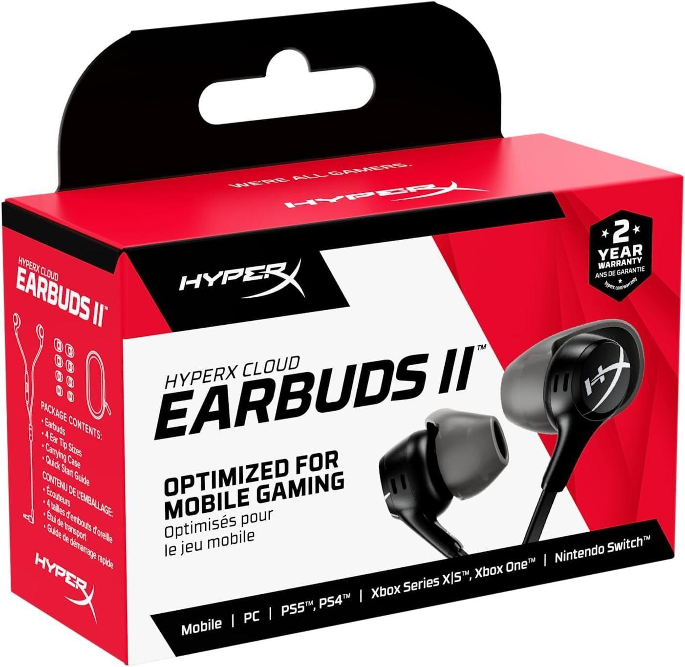 Audifono Gamer Hyperx Cloud Earbuds Ii Black-3