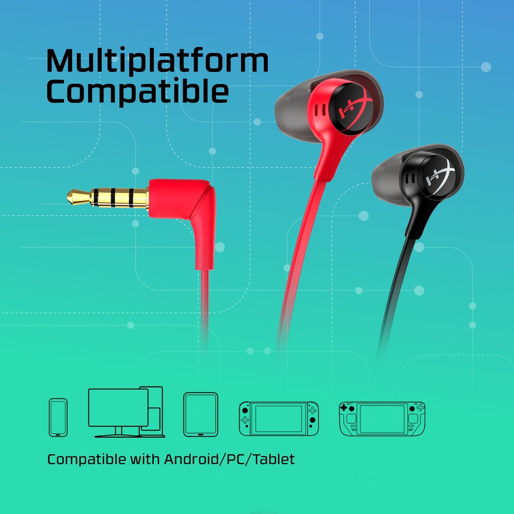 Audifono Gamer Hyperx Cloud Earbuds Ii Black-1