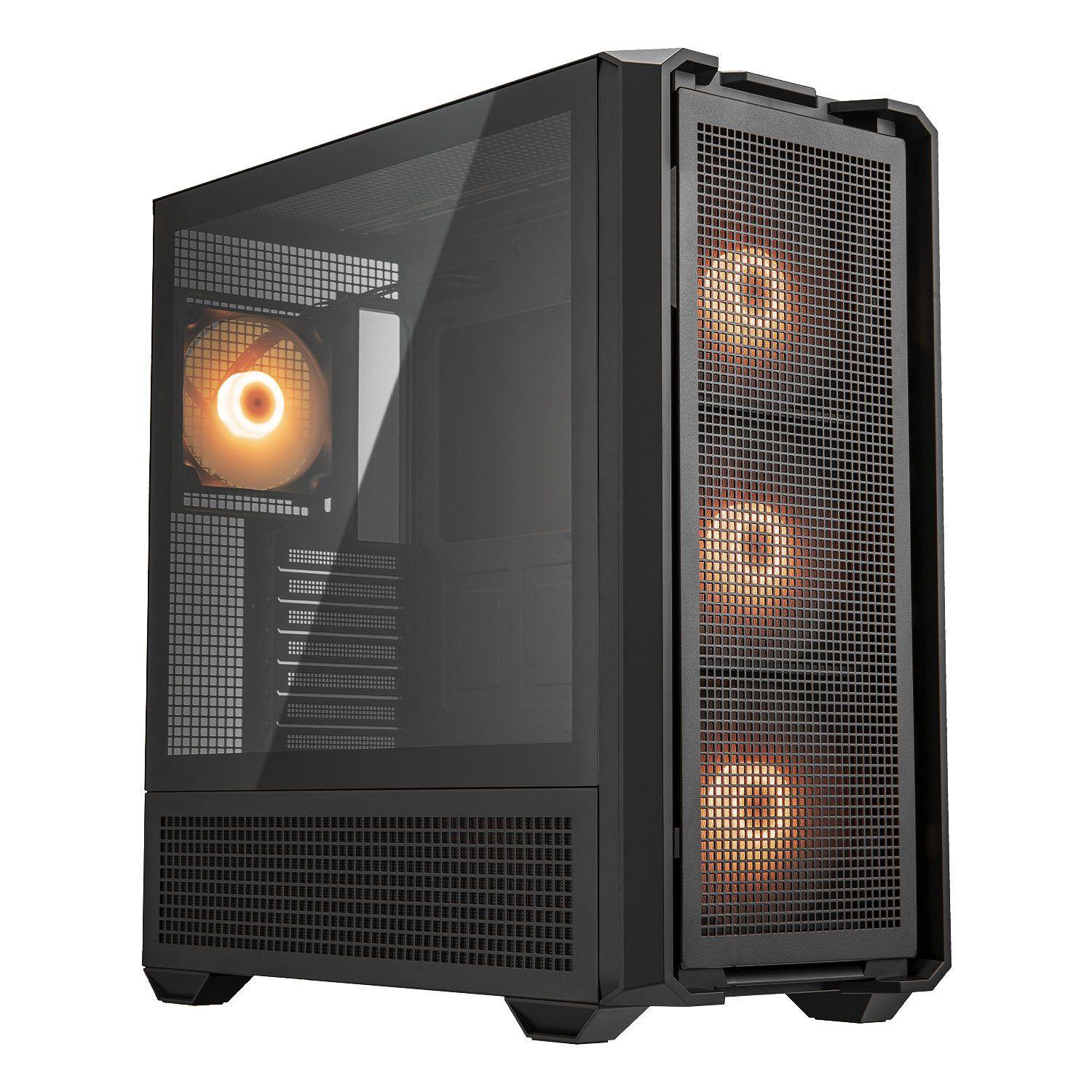 Gabinete Gamer Cougar Mx600 Rgb Black-4 Fans Argb Incluidos-4