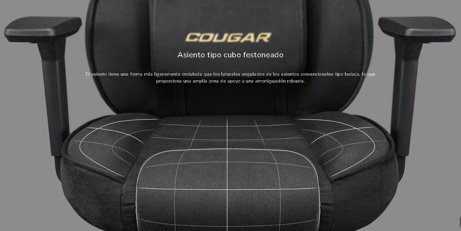 Silla Gamer Cougar Fusion One Gold F Imitaci n Lino-6