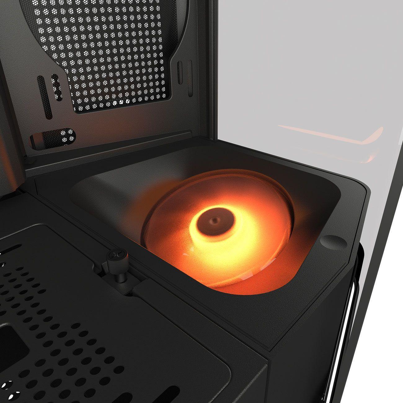 Gabinete Gamer Cougar Fv270 Black 1 Ventilador Incluido-2