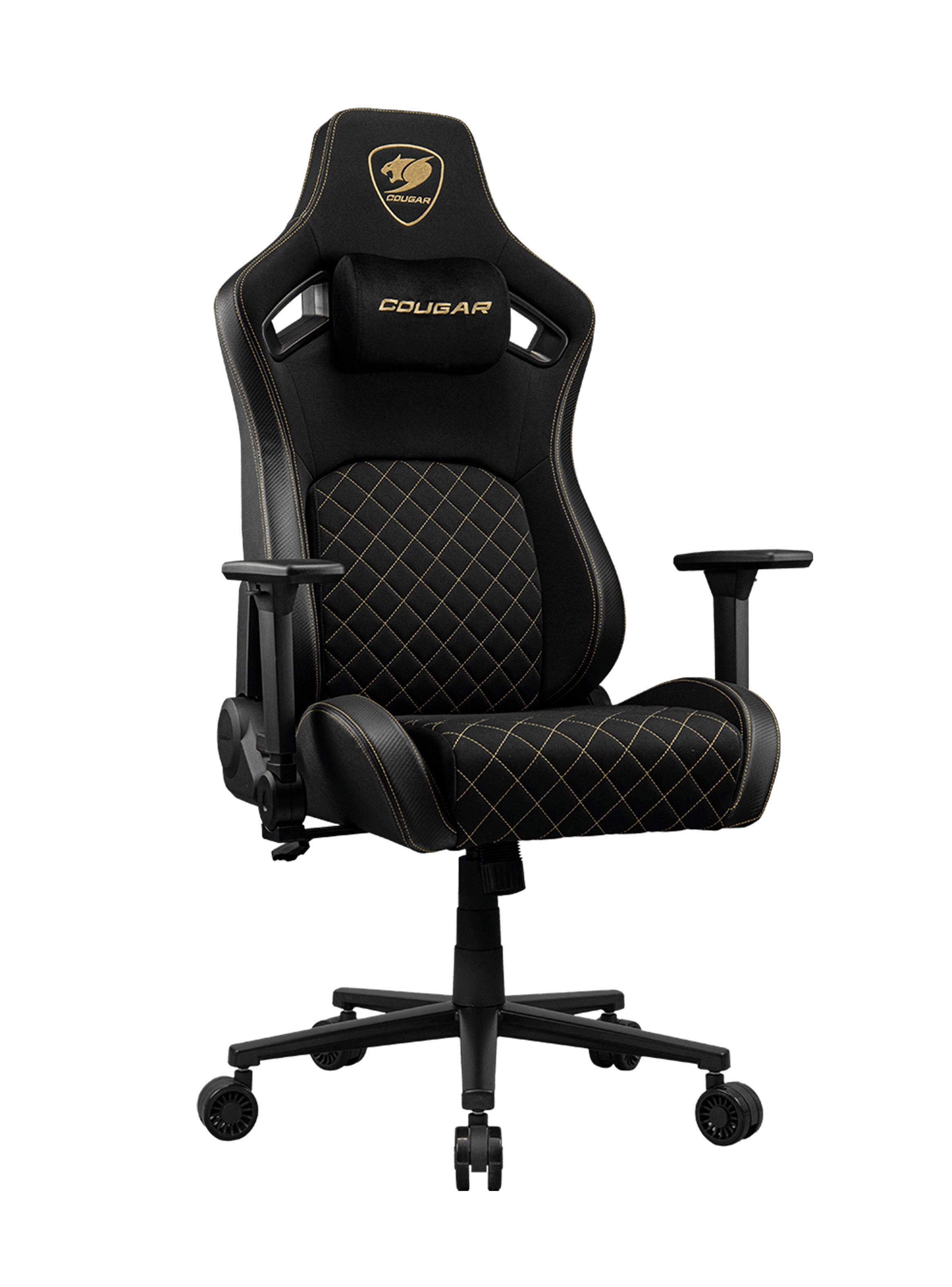 Silla Profesional Cougar Defensor Gold F Apoyabrazos plegable 4D Tela-2