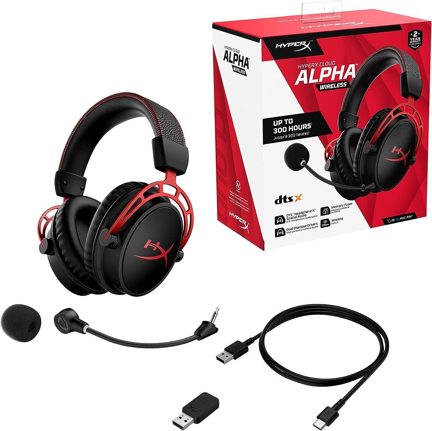 Audifono Gamer Hyperx Cloud Alpha Wireless Dts Usb-1