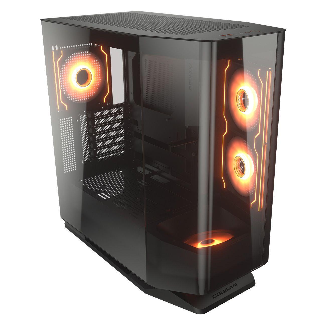 Gabinete Gamer Cougar Fv270 Rgb Black 4 Fans Incluidos-2
