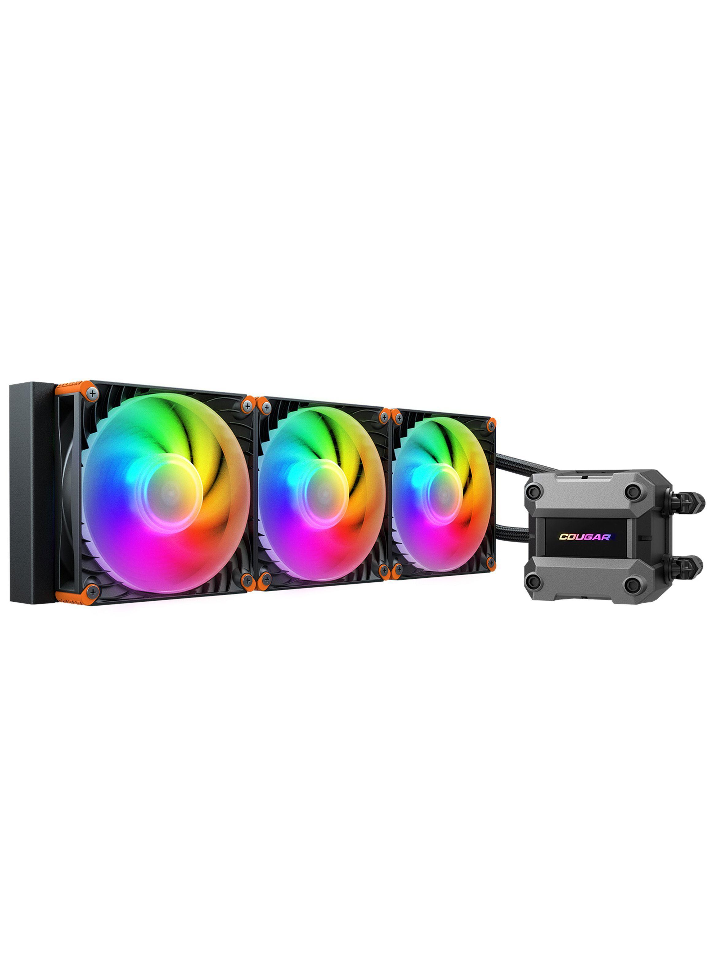 Enfriador Liquido Cougar Poseidon ULTRA ARGB 360 Black-0