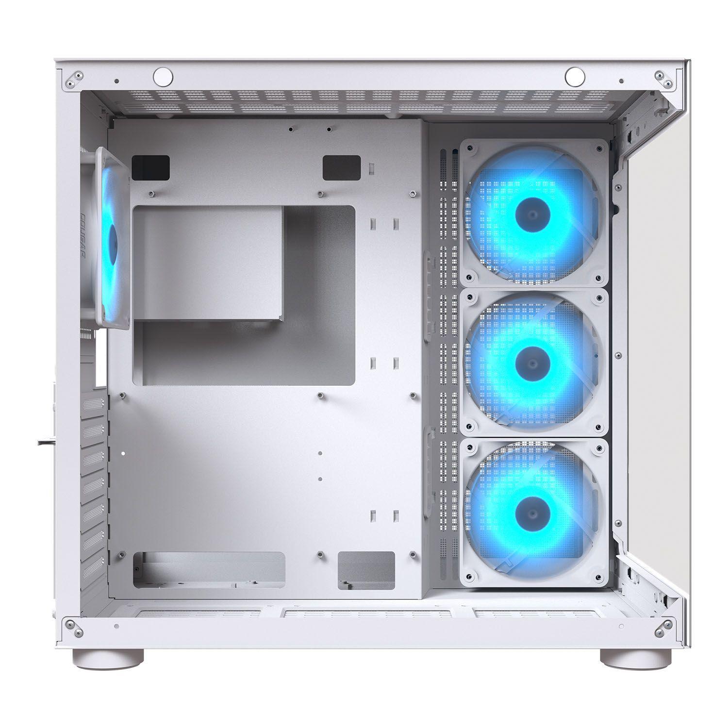 Gabinete Gamer Cougar Fv150 Rgb White 4 Ventiladores Argb-2