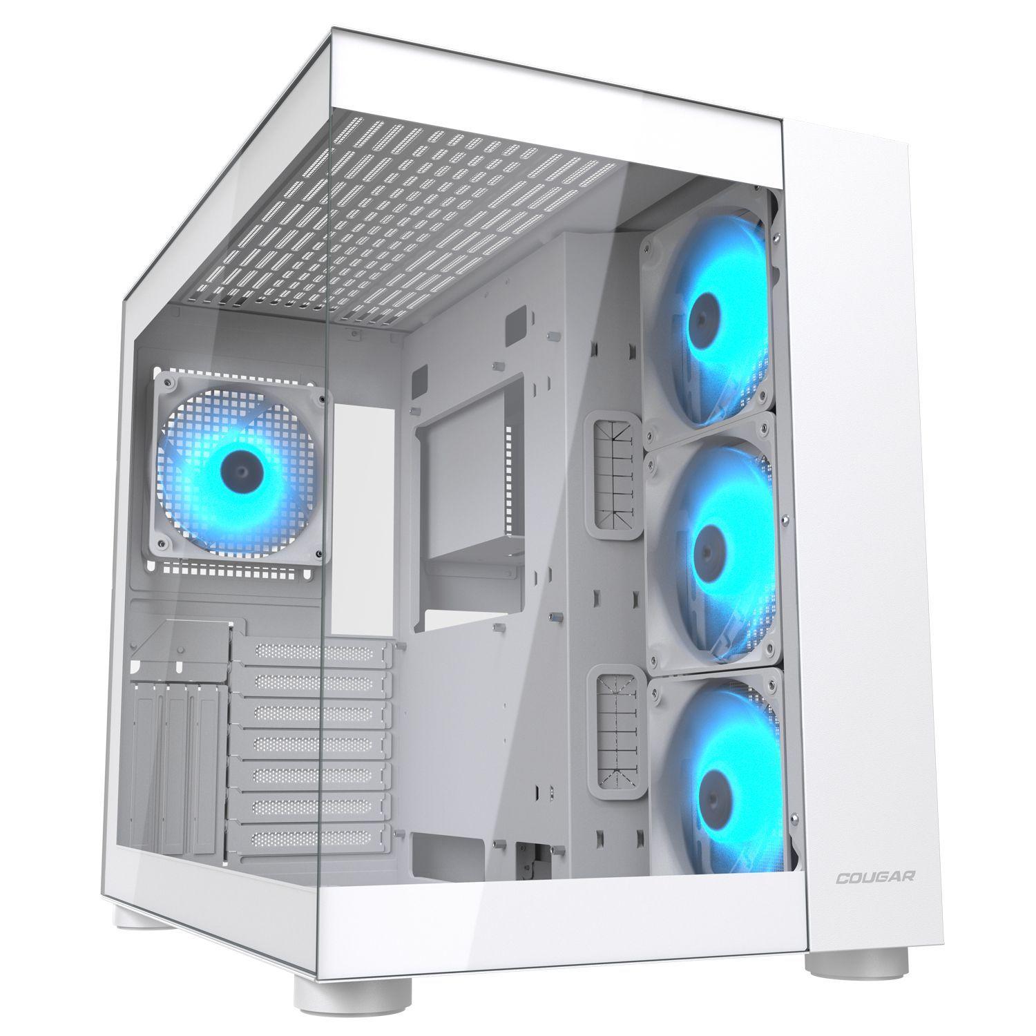 Gabinete Gamer Cougar Fv150 Rgb White 4 Ventiladores Argb-7