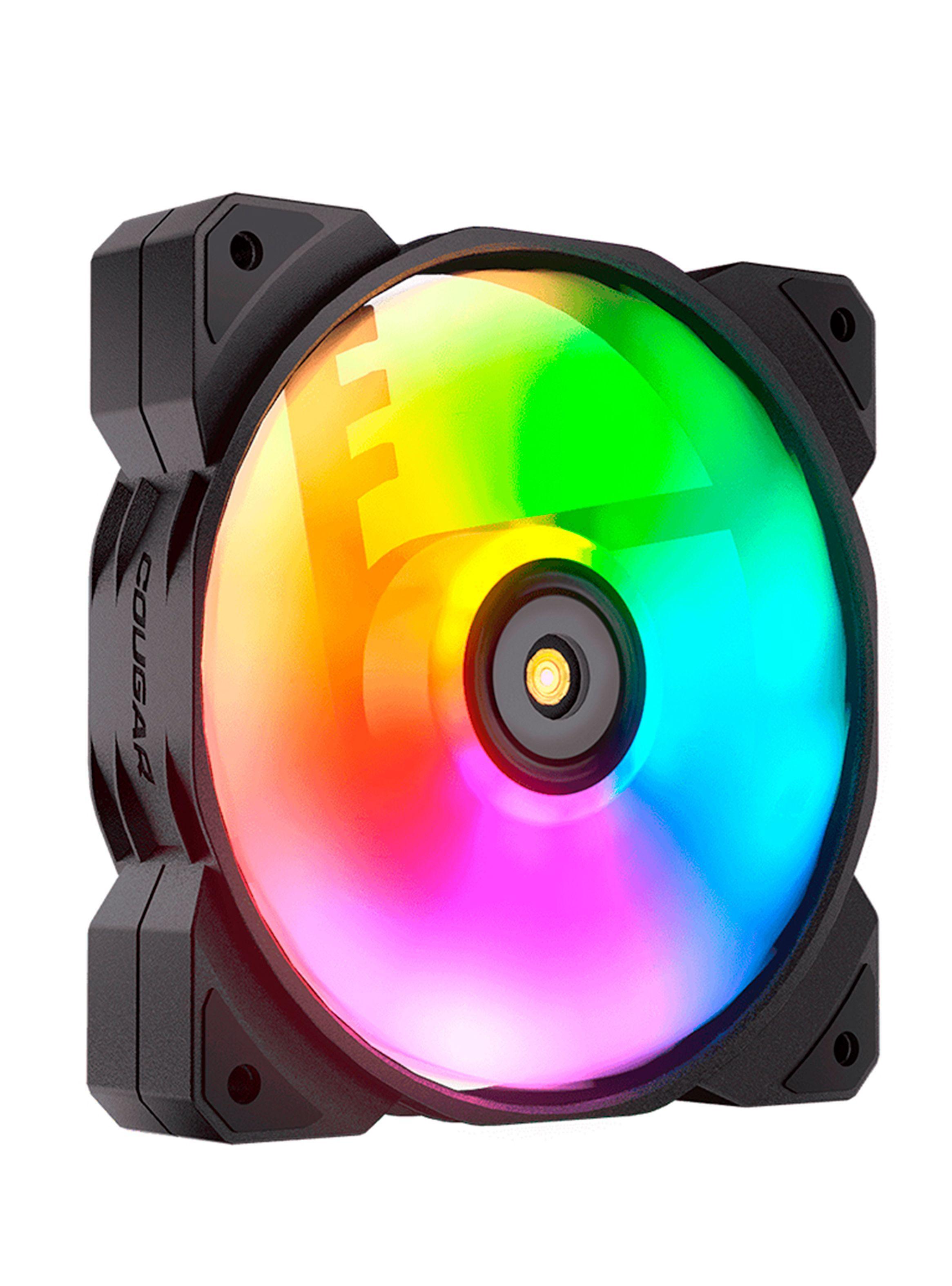 Pack de 3 Ventiladores gamer Cougar MHP 120 ARGB-1