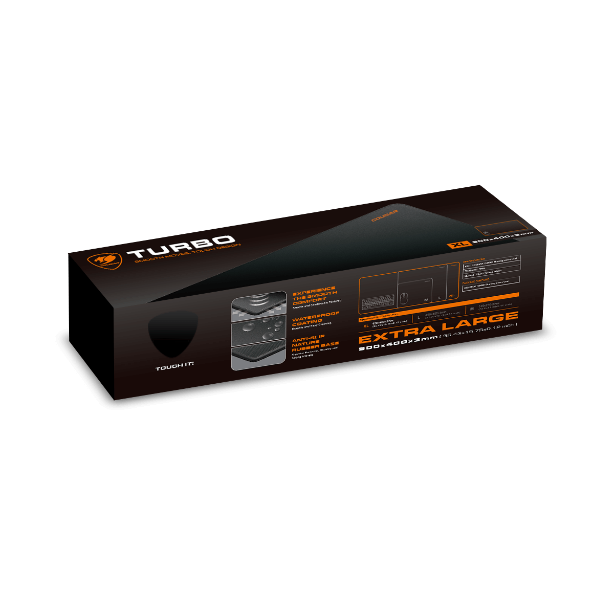 Mouse Pad Cougar Turbo Xl Extra Grande 900x400 Mm-2