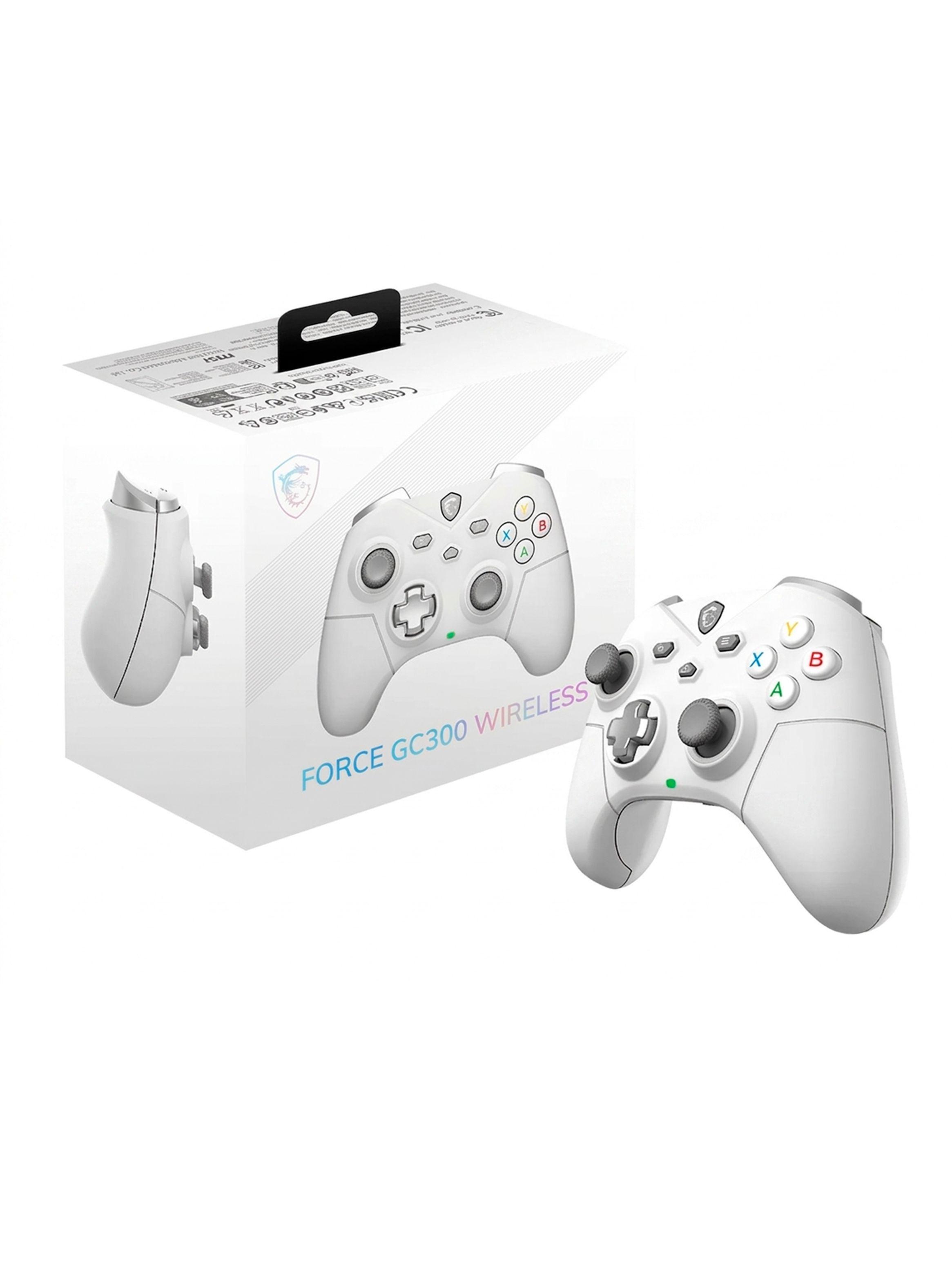 Control Gaming MSI FORCE GC300 W WHITE Wireless y Bluetooth-3