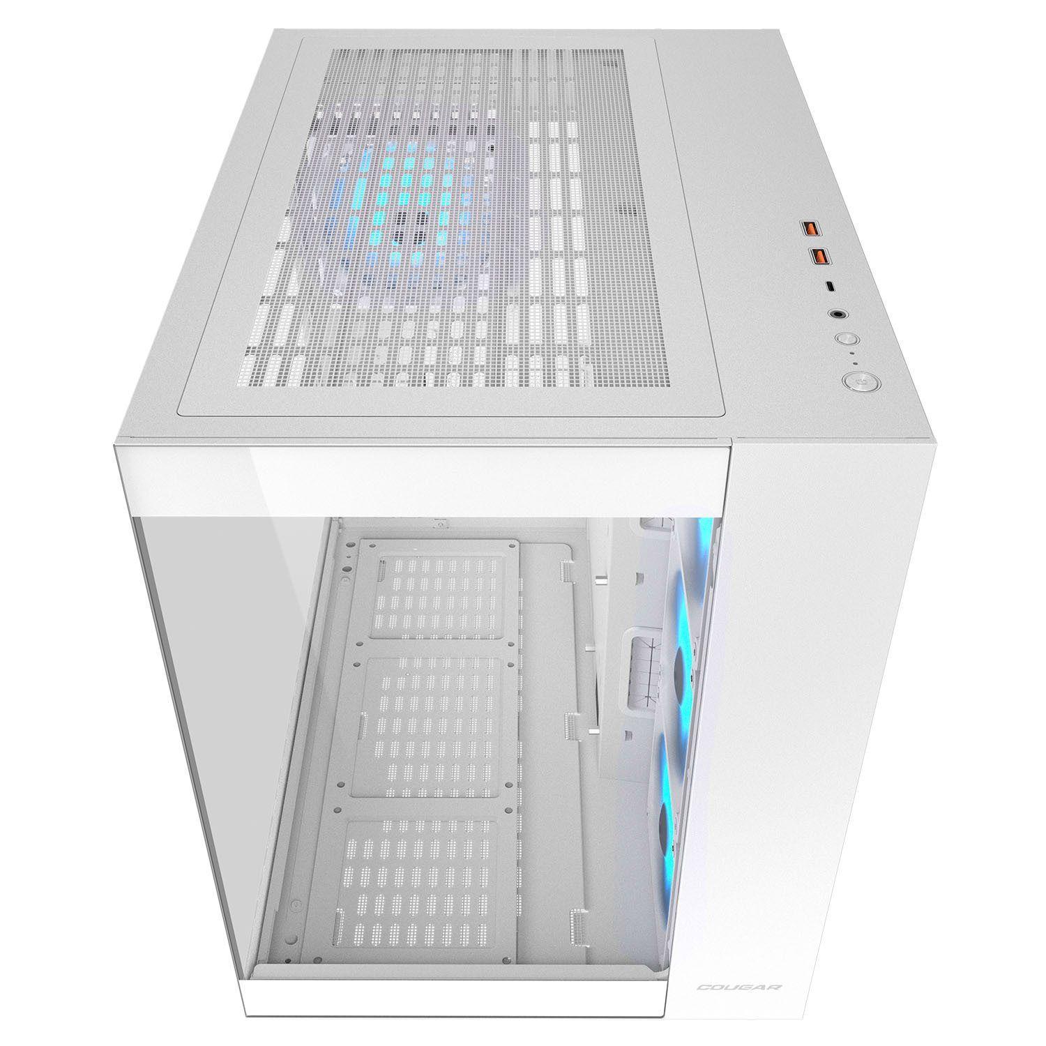 Gabinete Gamer Cougar Fv150 Rgb White 4 fans Argb-5