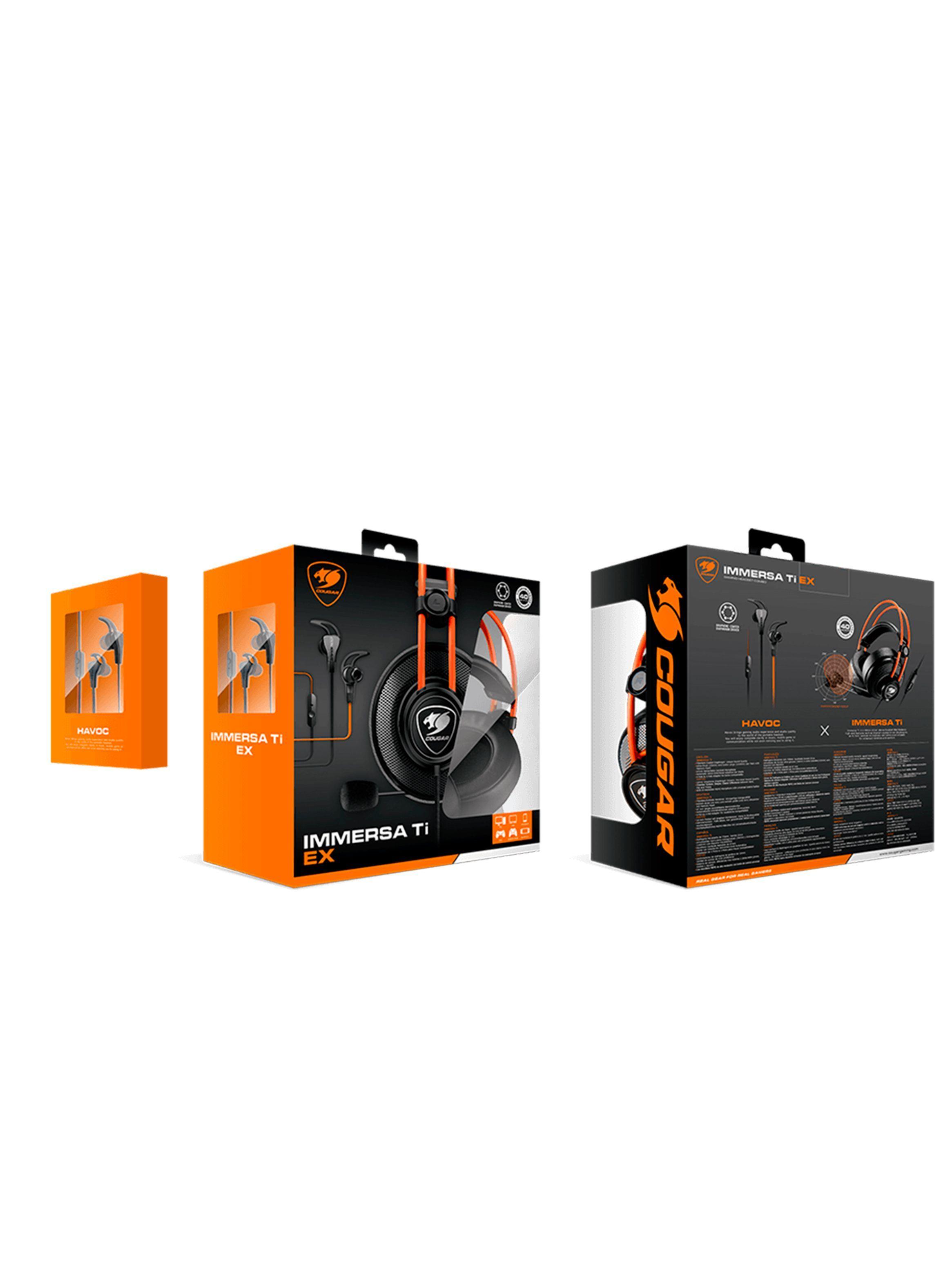 COMBO Audifonos  Gamer Cougar Inmmersa Ti EX-1