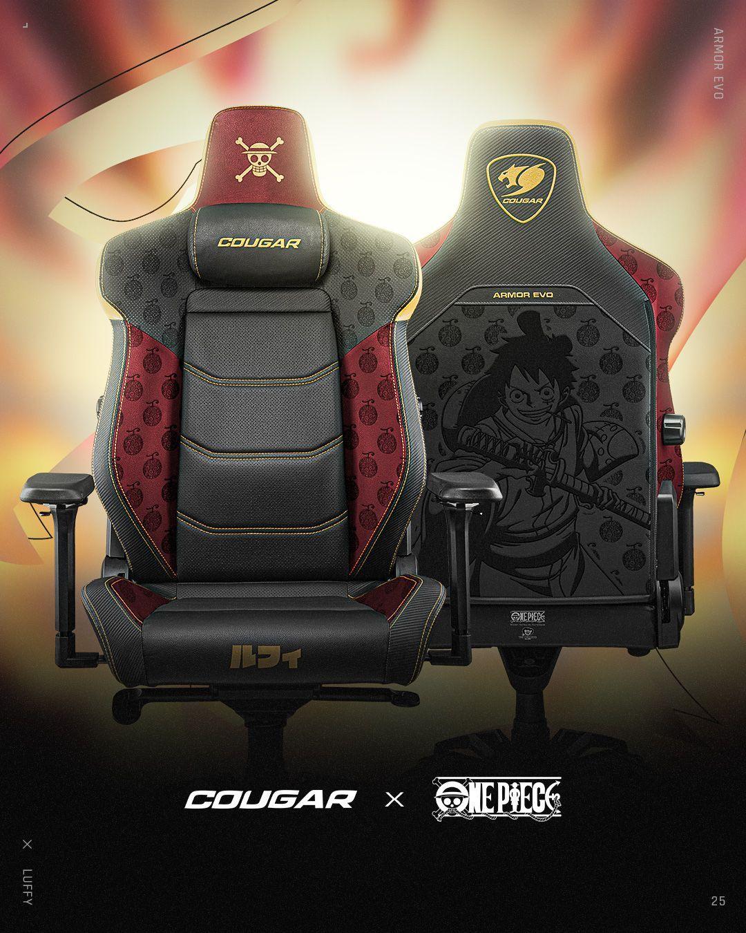 Silla Gamer Cougar One Piece Armor Evo Luffy-2