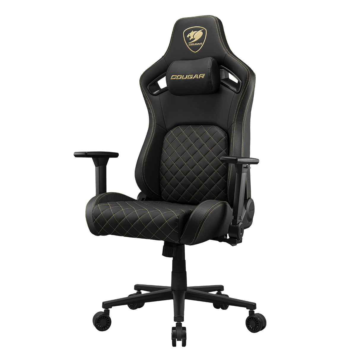 Silla Profesional Cougar Defensor Gold Apoyabrazos Plegable-2