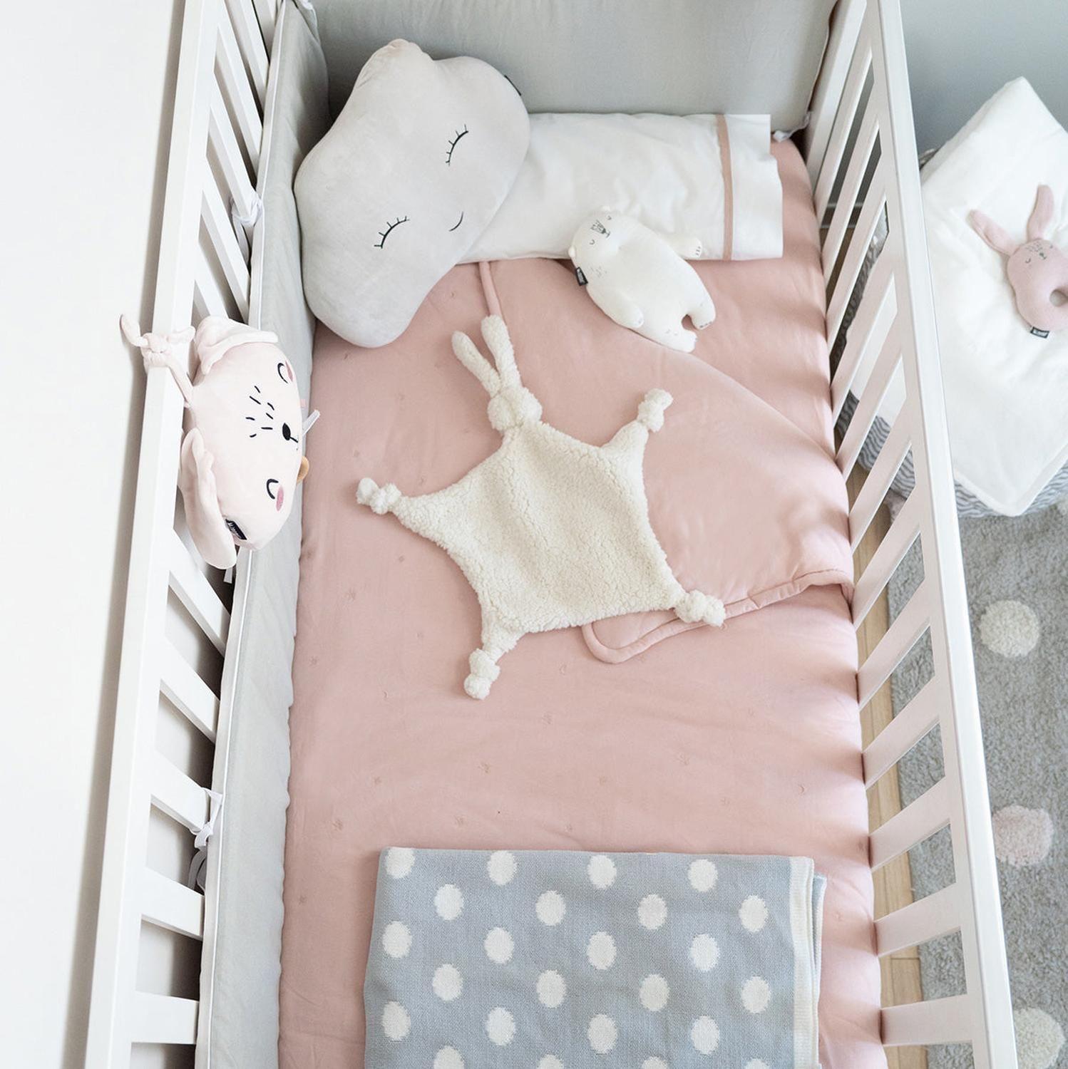 Cobertor Cuna grande Palo rosa-5