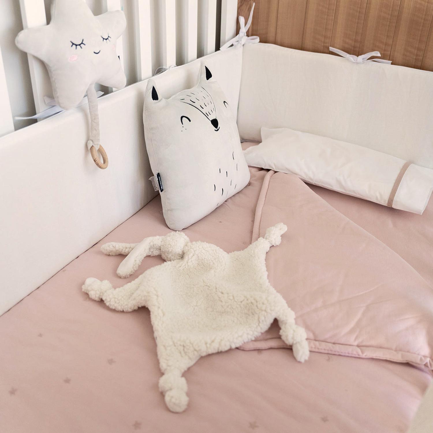 Cobertor Cuna grande Palo rosa-1