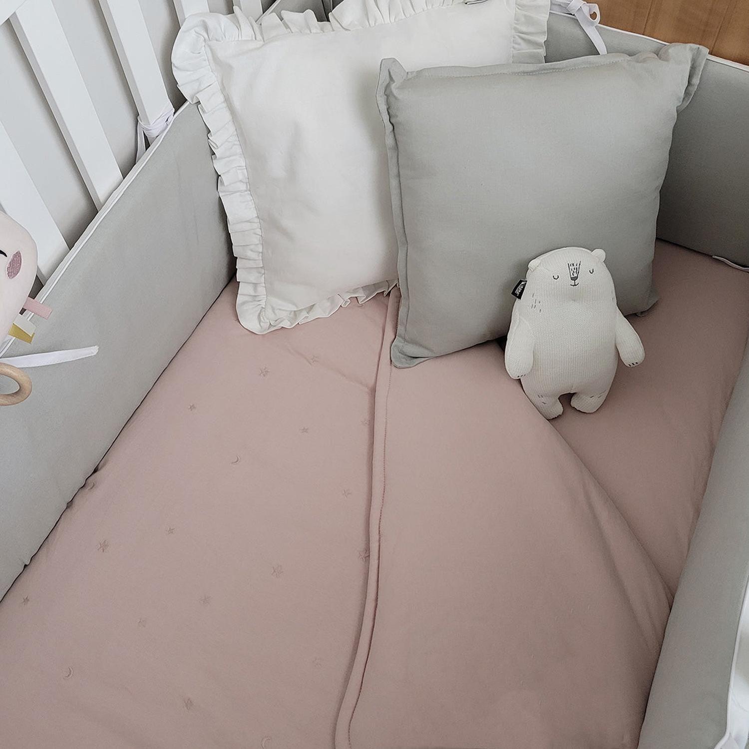 Cobertor Cuna grande Palo rosa-3