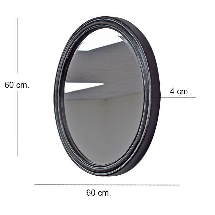 Espejo Circle Wood 60 cm-4