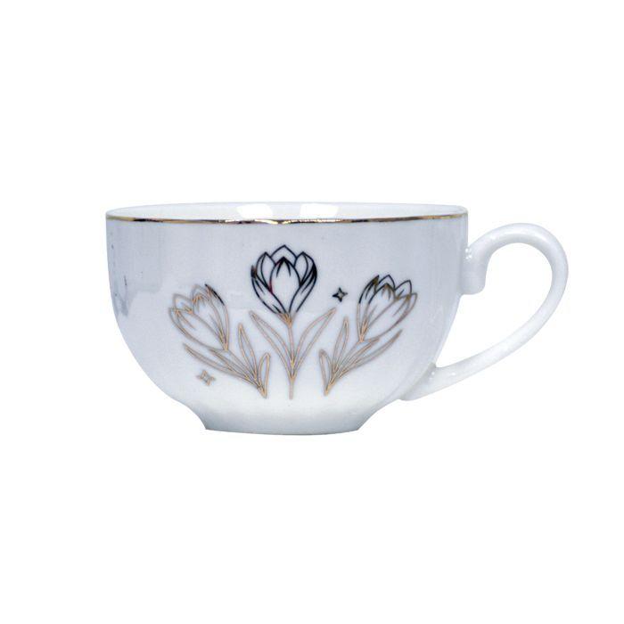 Set Tazas Café Porcelana Roses-3