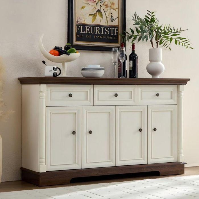 Buffet Gabinete Old Black Color 1,4 m-0