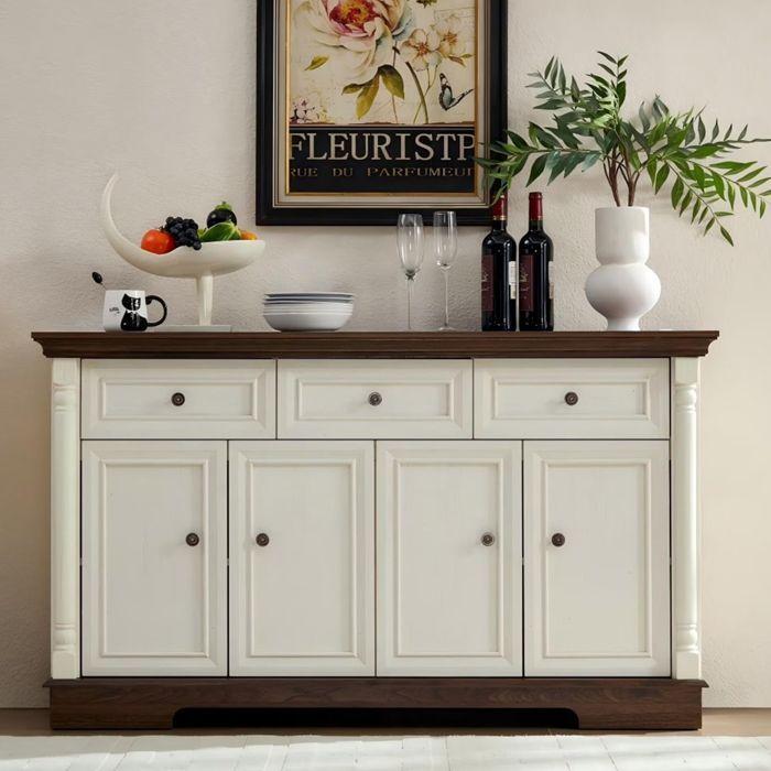Buffet Gabinete Old Black Color 1,4 m-2